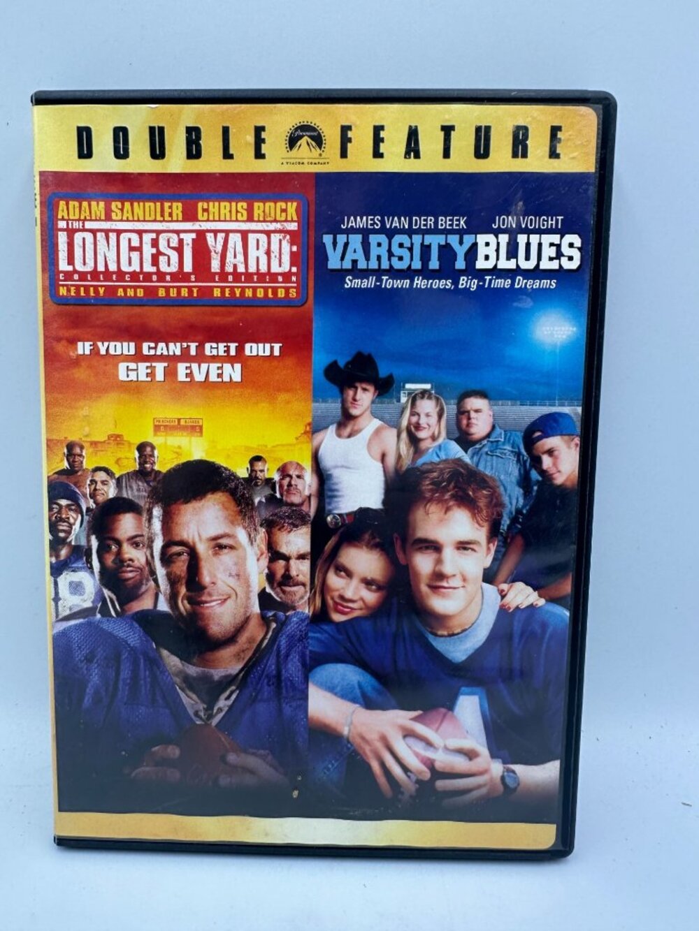Varsity Blues Double Feature DVD Adam Sandler James Van Der Beek Paramount